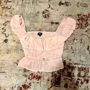 Elegant Pink Women's Top from hollister